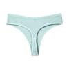 Deportes Yoga Estilo Sexy Femenino Ropa Interior Transpirable Ropa Interior de Algodón Puro de Cintura Baja para Mujer Tanga en Forma de T de Talla Grande Europea y Americana