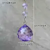 Acessórios para Lâmpada de Cristal Bola de Cristal Colorida Bola de Diamante Bola de Milho 30 # Diâmetro 40mm Pingente para Decoração de Casamento