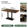 Sofás de Cabina de Pared para Restaurante Temático del Oeste, Mesas y Sillas para Casa de Té, Mesas y Sillas para Restaurantes y Cafeterías, Mesas y Sillas de Comedor Comerciales