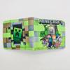 Minha carteira de mundo porta-moedas trabalho duro medo de carteira carteira de estudante masculina e feminina carteira periférica de Minecraft