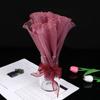 Materiais de embalagem de flores de fio de spray plissado Dia dos Namorados Saco de rosas florais coreanos Fio de spray Onda Floricultura Suprimentos