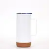 Nueva Taza Térmica de Acero Inoxidable 304 con Base de Corcho, Taza Térmica con Base Suave, Vaso Recto con Corcho, Taza de Oficina con Base de Corcho, Vaso Recto