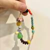 Pulsera Irregular de Perlas Estilo Caperucita Roja Cachorro Dopamina Femenina Nicho Estilo Carmly Pulsera Colorida para Novias