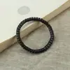 Pulsera Duobao de Madera Simple y de Moda con un Solo Círculo, Sándalo, Arañazo de Gato, Bodhisattva, Pulsera Retro de Moda para Hombres y Mujeres
