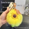 Chaveiro de Formatura para Estudantes, Pingente de Mochila de Pelo de Raposa Real, Presente para Sucesso Acadêmico, Pingente de Melhor Aluno