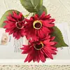 Flores Artificiales, Gerbera, Serie de Pinturas al Óleo Europeas y Americanas, Decoración de Habitación Modelo para el Hogar, Fotografía de Bodas, Venta al por Mayor Transfronteriza