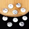 Cuentas de ábaco acrílicas imitación jadeíta de dos tonos degradado de 14*6 mm, cuentas sueltas con forma de OVNI para accesorios de joyería hechos a mano DIY