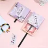 Caja de Joyas, Pulsera, Broche, Caja Colgante Estilo Tinta, Caja de Almacenamiento para Collares, Anillos Aretes, Caja de Regalo de Joyería Lujo Ligero