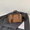 Bolsa Tote Boston Casual Retro para Viaje Diario Mujer 2026 Otoño Nuevo Bolso de Hombro Cruzado Simple de Gama Alta