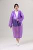 Impermeable transparente grueso para adultos, extra largo, de EVA, de cuerpo entero, no desechable, grueso, portátil, poncho impermeable.