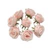 Cabeza de flor rosa de simulación cabeza de flor tocado de flores corona horquilla flor accesorios para fotos flor decorativa abismo mesa de centro capullo