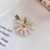 Nuevo Girasol de Cristal Margarita Versátil Accesorio para el Cabello con Pedrería Flequillo Lateral Fresco Clip Adorno Floral para el Cabello