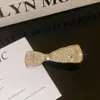Pasador de Pelo con Lazo Brillante de Diamante Plateado de Lujo Ligero, Pinza Dulce y Fresca para Flequillo Lateral de Niña, Pinza de Pato de Aspecto Elevado