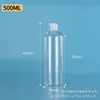 Botellas de Plástico Transparentes al por Mayor, Botellas con Tapa Flip-Top, Botellas para Loción, Envases Cosméticos, Botellas con Tapa de Mariposa para Mascotas, Botellas para Medicamentos con Tapas
