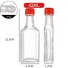 Aceite de cártamo frasco de vidrio botella de aceite medicinal boca grande y pequeña botella de aceite esencial botella de aceite activo botella de aceite esencial para moretones y daños botella sellada