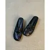 Primer Encuentro Jifa Mules Franceses Simples para Mujer Sin Cierre Zapatillas Medias para Persona Perezosa Sandalias de Punta Cerrada que Aumentan la Altura Interior