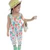Conjunto de Ursinho de Desenho Animado para Meninas 2026 Moda Verão Nova Roupas Infantis Colete de Bebê Estiloso Calça Anti-Mosquito Conjunto de Duas Peças de Verão