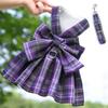 Suministros para Mascotas Falda para Perro Gato Jk Arnés para Gato Cuerda para Perro Perro Teddy Pomerania Ropa para Pasear al Perro Cuerda de Tracción