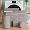 Bolsa de lavado bordada de sándwich, bolsa de malla, bolsa de lavandería de doble capa engrosada para sujetadores y ropa interior, lavable a máquina, anti-deformación, venta al por mayor transfronteriza