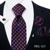 Corbata para Hombre, Pañuelo Cuadrado, Gemelos, Broche Set de 4 Piezas para Banquete de Negocios Decoración de Traje Camisa Corbata de Moda Fábrica Shengzhou