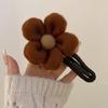 Elegante Outono e Inverno Grande Flor Grampo de Cabelo Feminino Parte de Trás da Cabeça Disco Clipe de Cabelo 2022 Novo Clipe Mori de Alta Qualidade Headwear