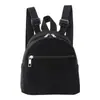 Mochila de Pana Transfronteriza Personalizada Color Sólido Bolso de Moda para Mujer Alta Apariencia Simple Versátil Mochila Pequeña