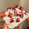Bebé Navideño Corea del Sur Accesorios para el Cabello Reno Navideño Pinza para el Cabello de Niña Linda Pinza Navideña Adorno para la Cabeza Niños Cuernos de Reno
