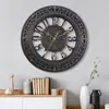 Reloj de pared creativo de estilo europeo de 12 pulgadas para sala de estar, dormitorio, reloj de pared redondo, reloj de oficina, reloj de pared de plástico de empresa, comercio exterior, venta al por mayor