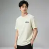 Dropshipping Algodão com Sensação de Gelo Manga Curta Camiseta Masculina Armário de Retirada do Mar Verão Absorvente de Umidade Absorvente de Suor Estampada Gola Redonda Camiseta Masculina 2J187