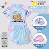 Fato de Banho Infantil Capivara Verão Novo Meninas Proteção Solar Secagem Rápida Fato de Banho Fofo Fato de Natação Infantil Médio e Grande