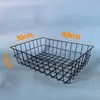 Cesta de malla de hierro, caja de almacenamiento, cesta extraíble para armario, cesta de almacenamiento de frutas y verduras, cesta para armario, caja de almacenamiento de ropa, expandible