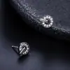 Pendientes de circonita de estrella para hombre, pendientes modernos y geniales, pendientes de estilo punk de lujo ligero y de alta gama, pendientes únicos y versátiles para mujer