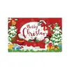 Tecido de fundo de Natal para comércio exterior da Amazon transfronteiriço para decoração de porta, montagem de festa e cobertura de porta tipo bandeira de meia-lua