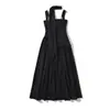 Atacado de Fabricantes de Roupas Femininas Transfronteiriças 2025 Novo Popular da Aliexpress Moda Vestido com Fenda e Suspensório