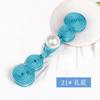 Hebilla de Cheongsam Calabaza de perla Hebilla de tela para traje Tang Ropa de moda nacional Hanfu Estilo chino Botones decorativos cosidos a mano