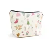 Bolsa de Maquiagem Portátil de Grande Capacidade Estilo Coreano Caixa de Armazenamento para Mulheres, Bolsa Pequena Essencial para Viagem ao Ar Livre, Necessaire para Guardar Itens Pequenos
