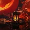Luz de Halloween Lâmpada de Chama Lâmpada a Óleo Lâmpada de Vela Lanterna de Lareira de Carbono Preto Adereços Decorativos de Festival Ornamentos Luminosos