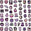 100 piezas de pegatinas de tinta rosa Black Pink carcasa fresca para teléfono móvil equipaje libro de mano DIY pegatinas impermeables de epoxi