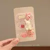 Nuevo Conjunto de Tres Piezas de Pinzas para el Cabello de Bebé para Niñas, Pinzas Bb para Flequillo, Accesorios para el Cabello, Lindos Pasadores de Color Café para Niños