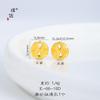 Pu Zuo Jiu no se decolora accesorios frosted diy y Piscis Tilian Nudo Ruyi con agujero pulsera collar accesorios con cuentas