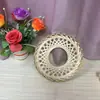 Estilo Nacional Creación Circular Estilo Antiguo Tejido de Bambú Materiales de Douli Decoración de Pared de Jardín de Infancia Exhibición de Tejido Muñeca para Pared Cultural Accesorios