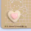 Estrella Corazón Colorida Dibujo Animado Hecho a Mano DIY Pegamento de Crema Resina Accesorios Pequeños Decoración Creativa para Zuecos Materiales