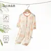Mameluco de Bebé Verano Clase a Ecológico Delgado Traje de Aire Acondicionado Ropa de Bebé Manga Larga Recién Nacido Traje para Gatear