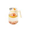 Hervidor de Agua Fría para Refrigerador Gran Capacidad Hervidor de Agua Resistente a Altas Temperaturas Hervidor de Agua para Infusión en Frío Juego de Tazas para Agua Hervidor de Agua Fría para Jugo Vidrio Sensación de Alta Gama