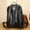 Mochila nueva con patrón de cocodrilo gran capacidad Mochila de viaje de moda multifuncional de cuero para exteriores para hombre moda al por mayor