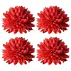 Horquilla flor material diy cabeza de flor sombrero de graduación Hanfu cabeza de flor de diente de león accesorios para el cabello tenis cabeza de crisantemo flor artificial
