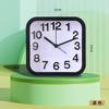Reloj despertador Reloj para dormitorio de estudiante Reloj cuadrado simple Reloj de escritorio y pared Reloj de mesa Reloj despertador Segundos saltarines Moderno Minimalista