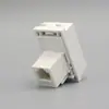 Módulo de enchufe directo para teléfono tipo 128, conector de voz CAT3 de doble cabezal RJ11 y piezas de función de enchufe de tierra