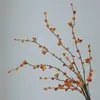 Flores de Vid Serpiente Artificiales, Frutos de la Fortuna, Flores Falsas de Caqui Pequeño Decoración, Decoración para el Hogar Estilo Zen Chino, Decoración de Mesa para Casa de Huéspedes Hotel