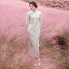 Princesa Jin otoño e invierno Nuevo estilo retro de la República de China compuesto de piel de visón socialité temperamento suave estilo chino cheongsam